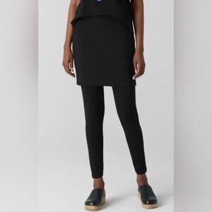 Eileen Fisher Skirted Ankle Leggings size XL